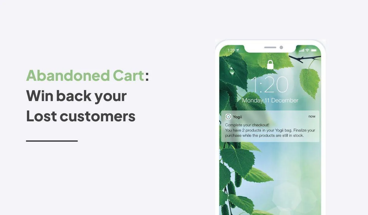 How to win back your lost Black Friday and Cyber Monday customers with abandoned cart emails?